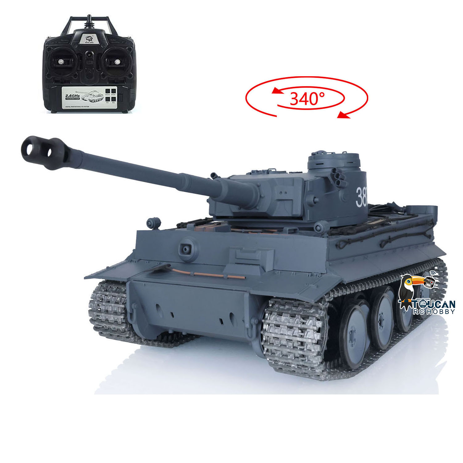 Heng Long Rc Tank 1/16 Upgrade Metal - Tank RC US Stock 3818 Heng