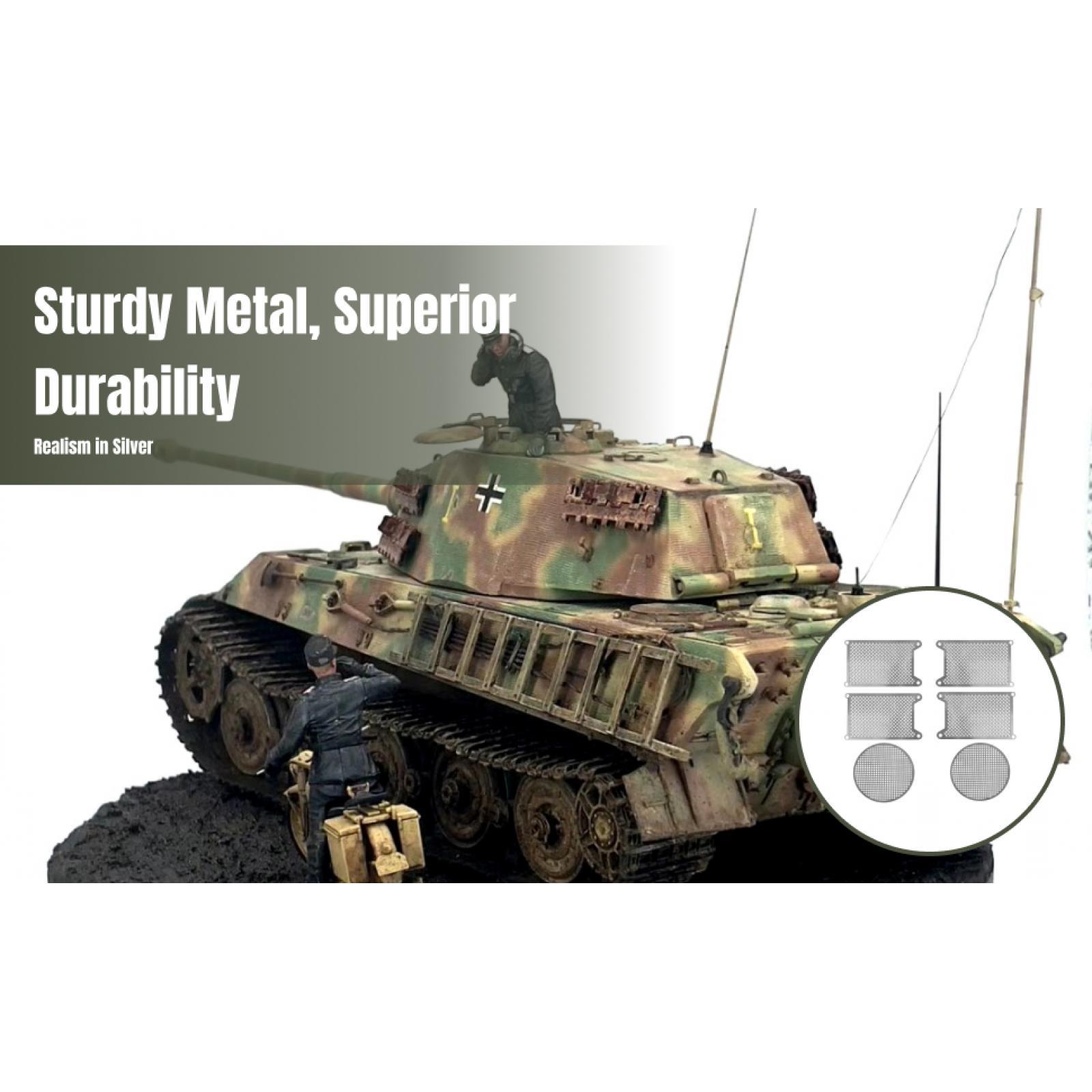 Plaque de protection métalliqu - Heng Long Rc Tank 1/16 Upgrade Metal avis et prix
